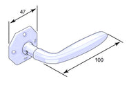 Dörrhandtag - Låsbolaget 659 nickel thumbnail image