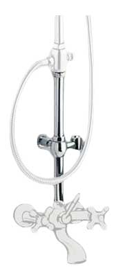 Classic extension tube, 50 cm, for connection to a bathtub mixer, chrome thumbnail image