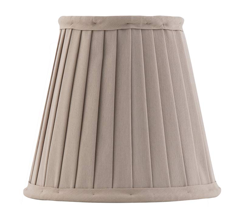 Textilskärm d130 (Klämf/Beige) image
