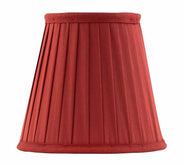 Fabric Shade 13 (Pleated / Red / Clamp) thumbnail image