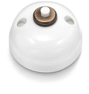 White porcelain insert - Round push button Garby thumbnail image