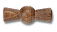 Drehknopf für Schalter - Antikes Holz mit bronzierten Schrauben thumbnail image