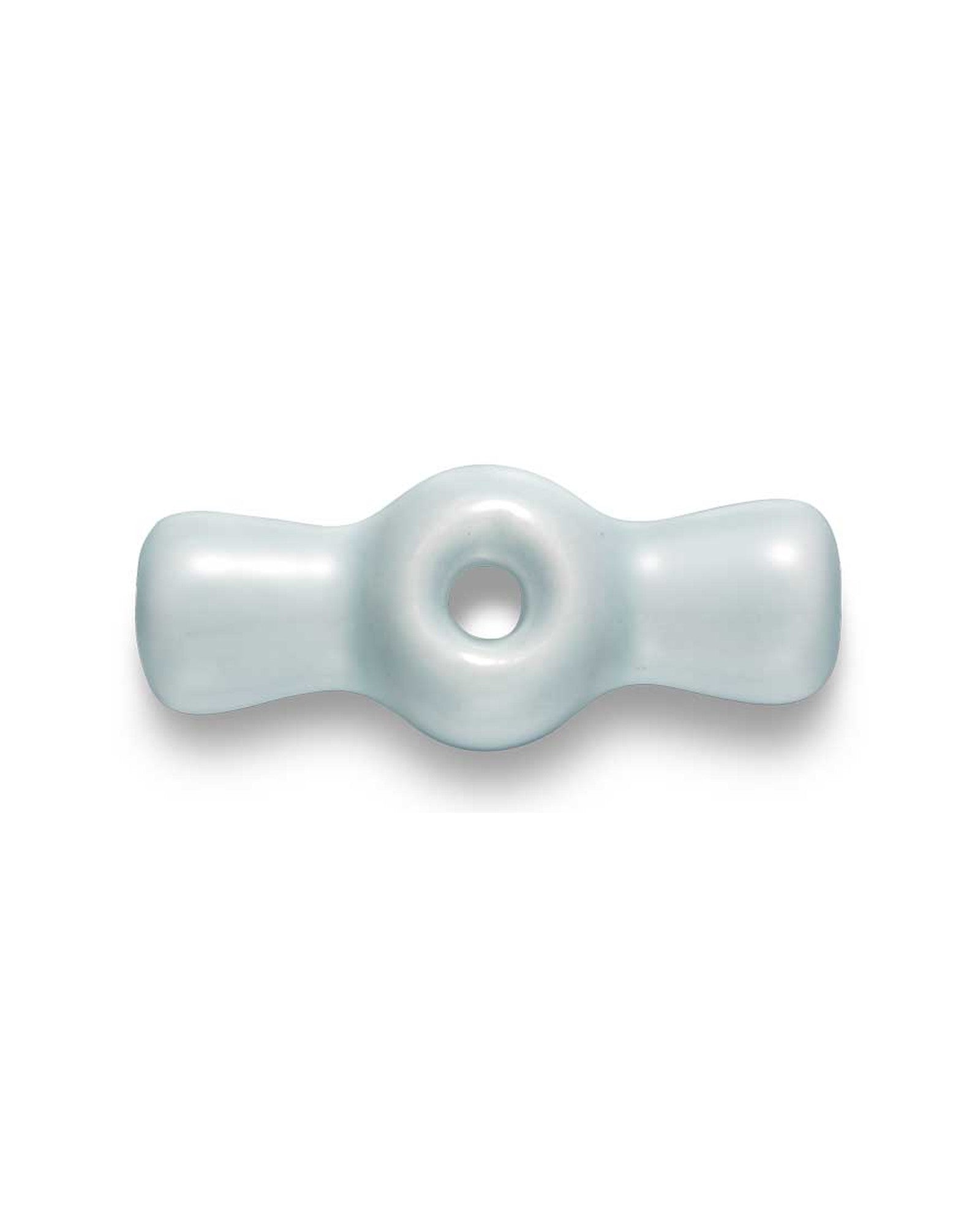 Bouton pour interrupteur - Porcelaine bleu clair avec vis bronzées image