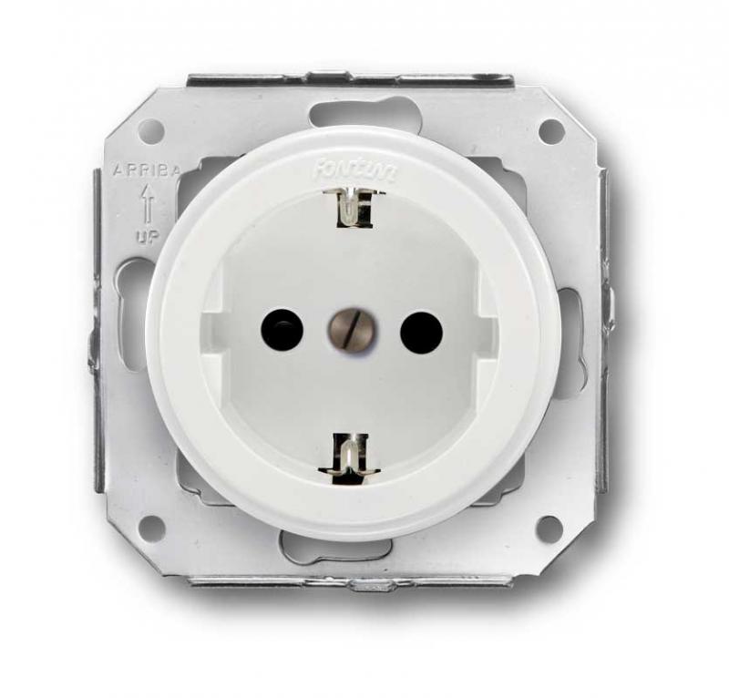 Fontini Outlet - White plastic without frame