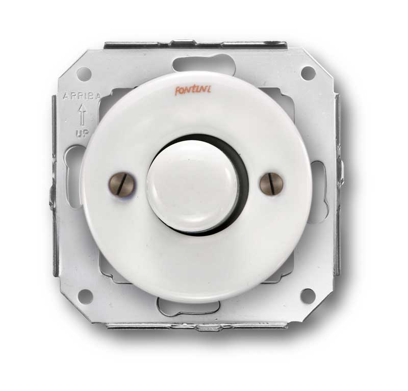 Insert Dimmer - Universal LED 4-100W white porcelain