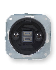 Insert black porcelain - USB-C outlet Garby Colonial  thumbnail image