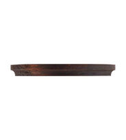 Brown wooden plate without cord groove thumbnail image