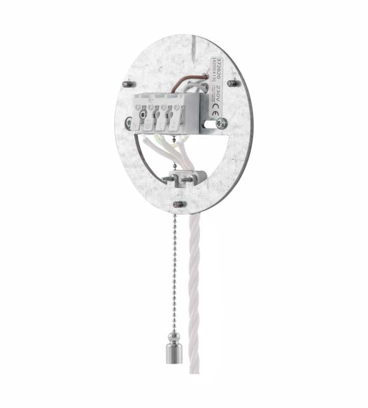 Wall Plate with Pull Switch - Nickel