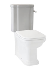 WC-cistern Art Deco - För golvstående med vred på sidan, krom thumbnail image