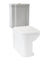 WC Cistern Art Deco – For floor-standing toilet with button, bronze