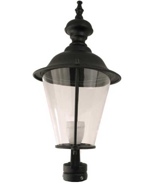 Lantern L rund - svart image