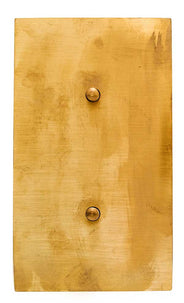 Light Switch - More Series - Brass - Double Push Button thumbnail image