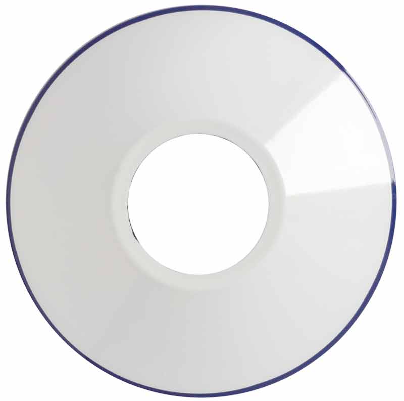 Lamp shade for fixed outdoor lamp - White