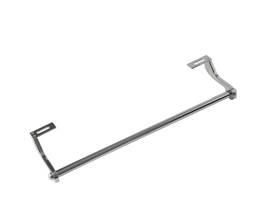 Sidohandduksräcke Art Deco - Krom image
