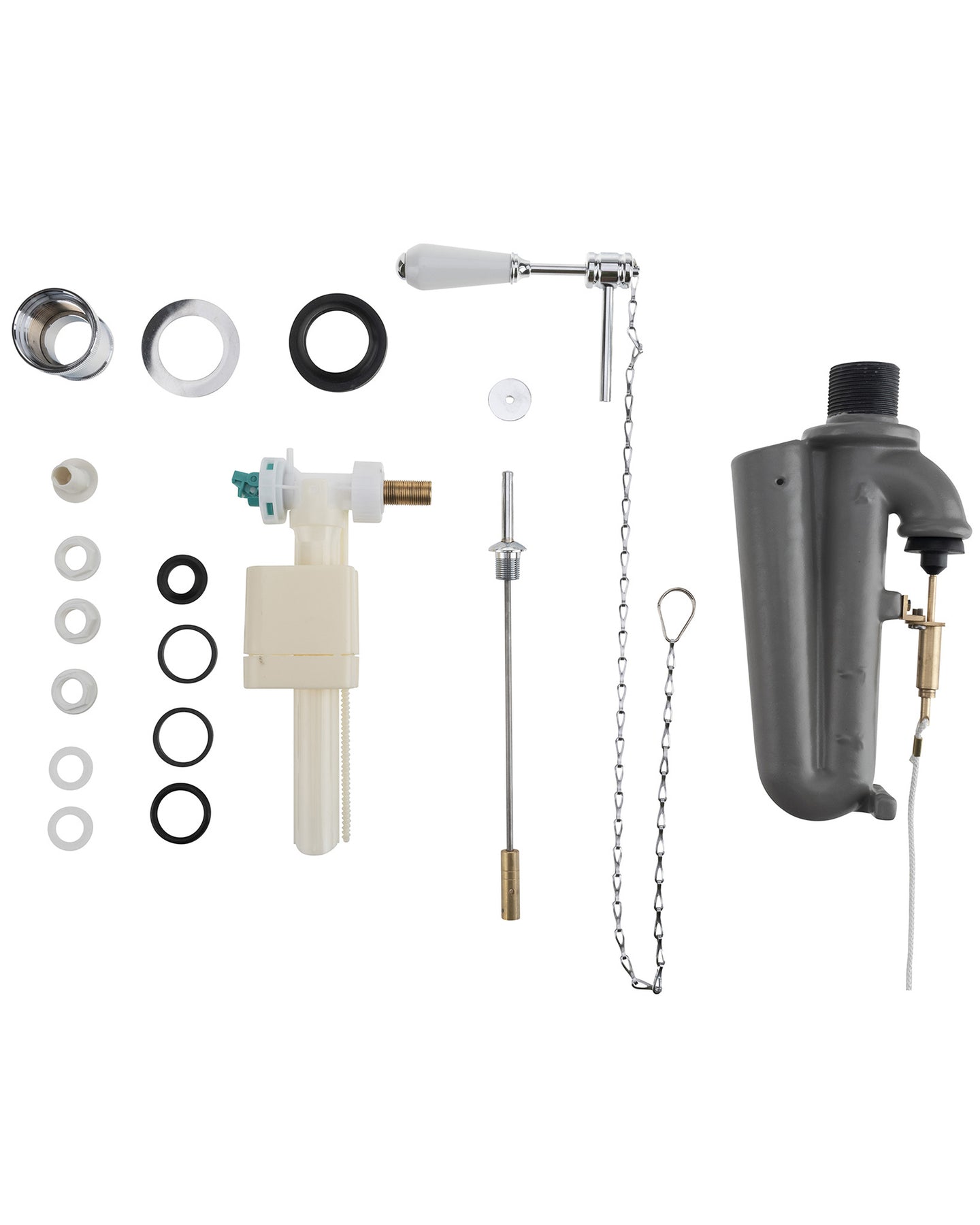 Flush System & Chain Camden - For High-Level, Chrome