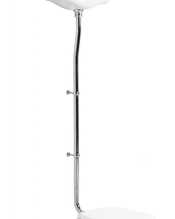 Pipe Kit Camden for High-Level Toilet - Chrome