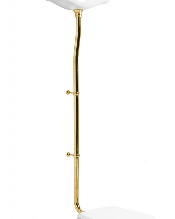 Pipe kit Camden for high-level toilet - Gold