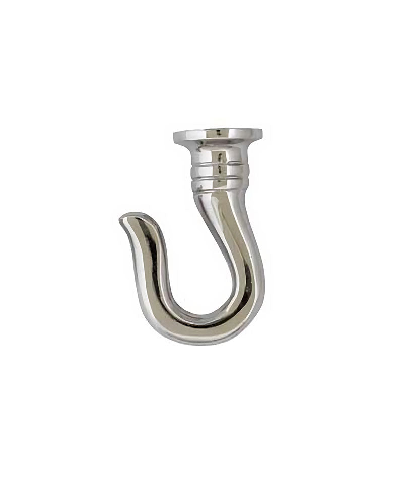 Large ceiling hook - Nickel, without screw