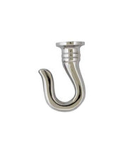 Großer Deckenhaken – Nickel, ohne Schraubstift thumbnail image