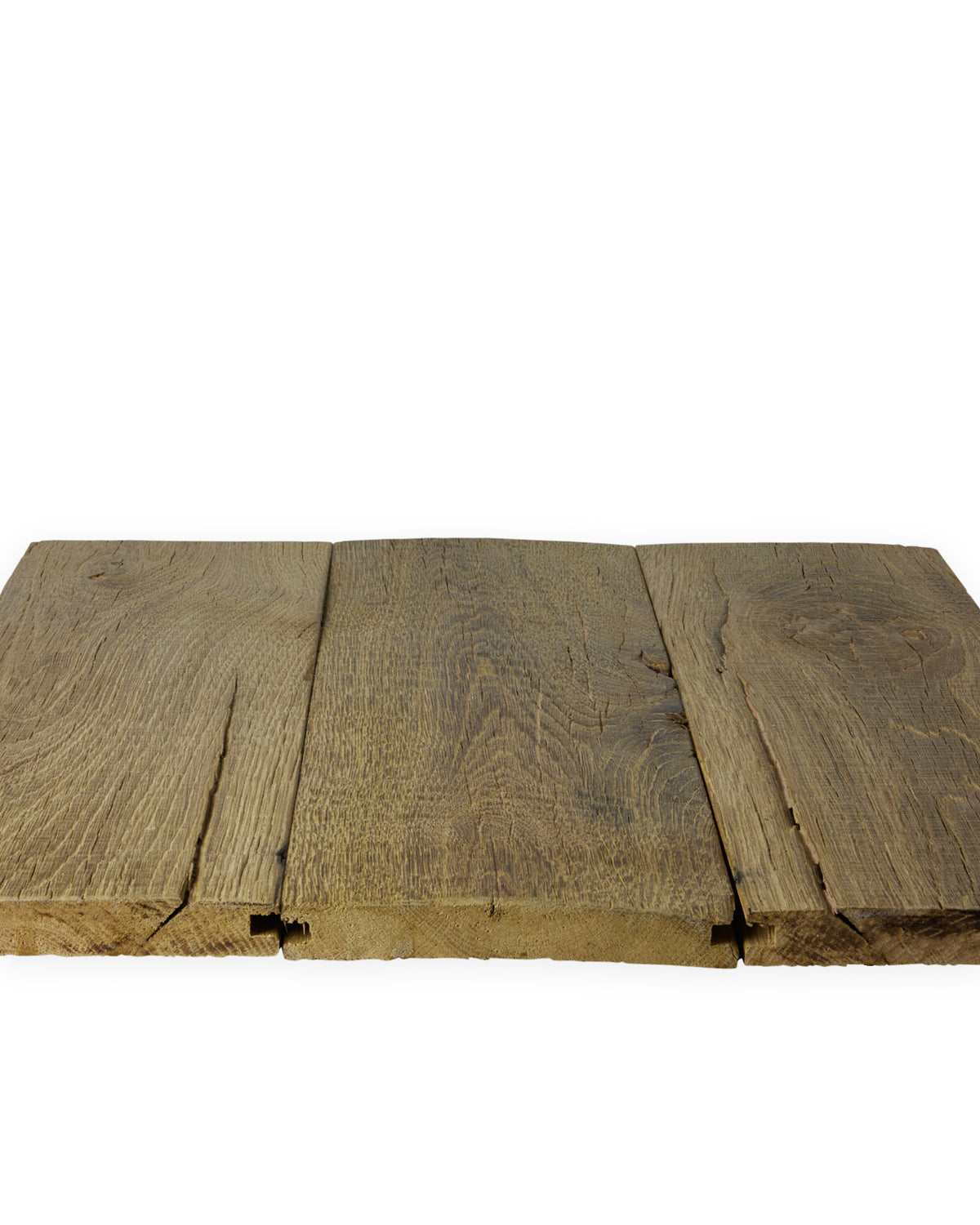 Egetræsgulv genvundet antik eg - Mix 180-240 x 20 mm, antikgrå image