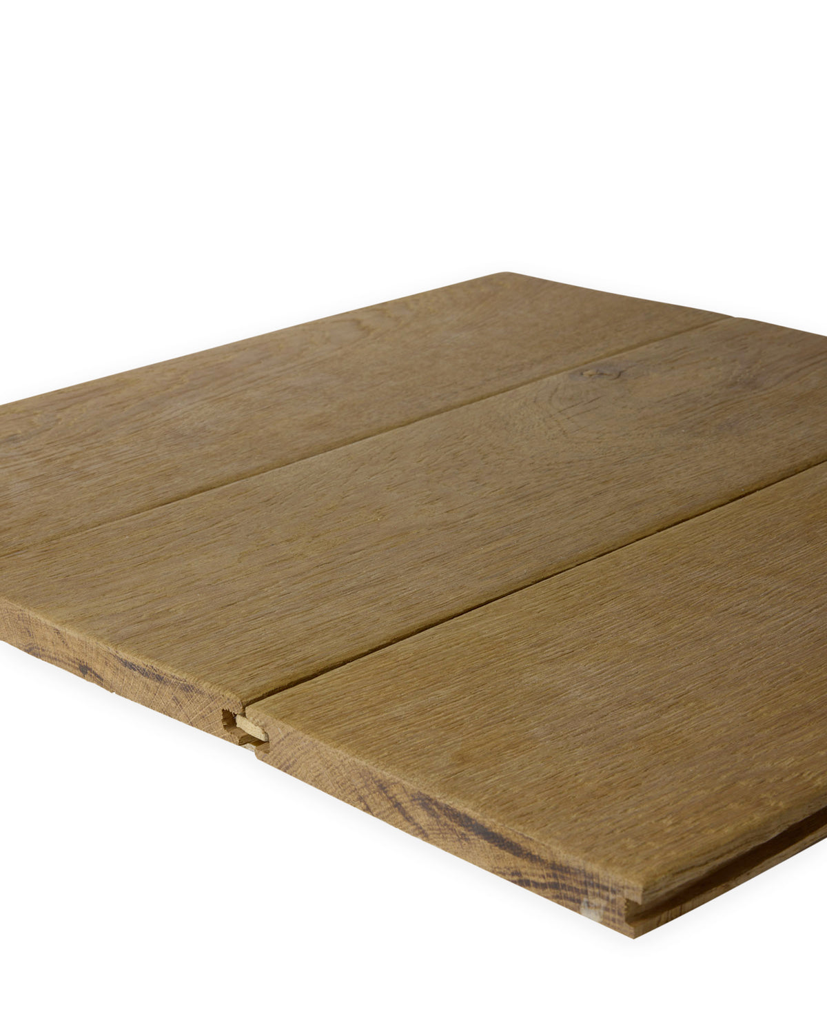 Eichenboden aus wiedergewonnener antiker Eiche - Mix 180-240 x 20 mm, lackiert image