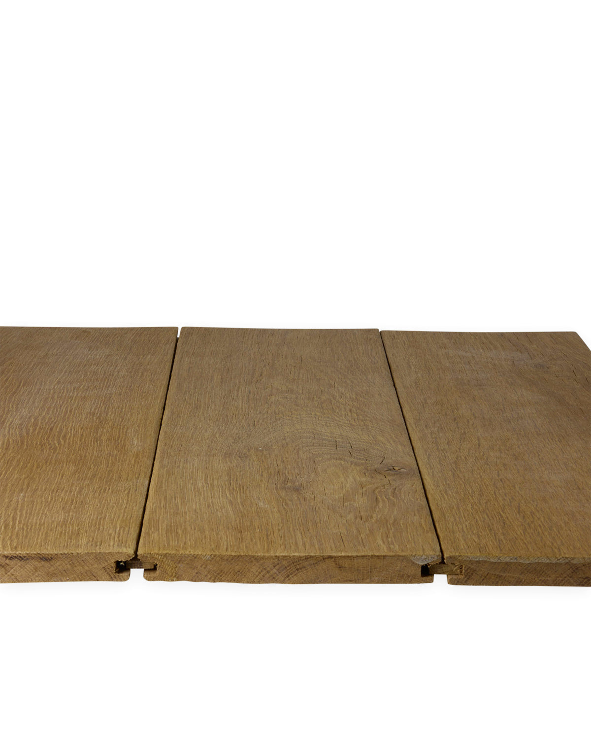 Eichenboden aus wiedergewonnener antiker Eiche - Mix 180-240 x 20 mm, lackiert image