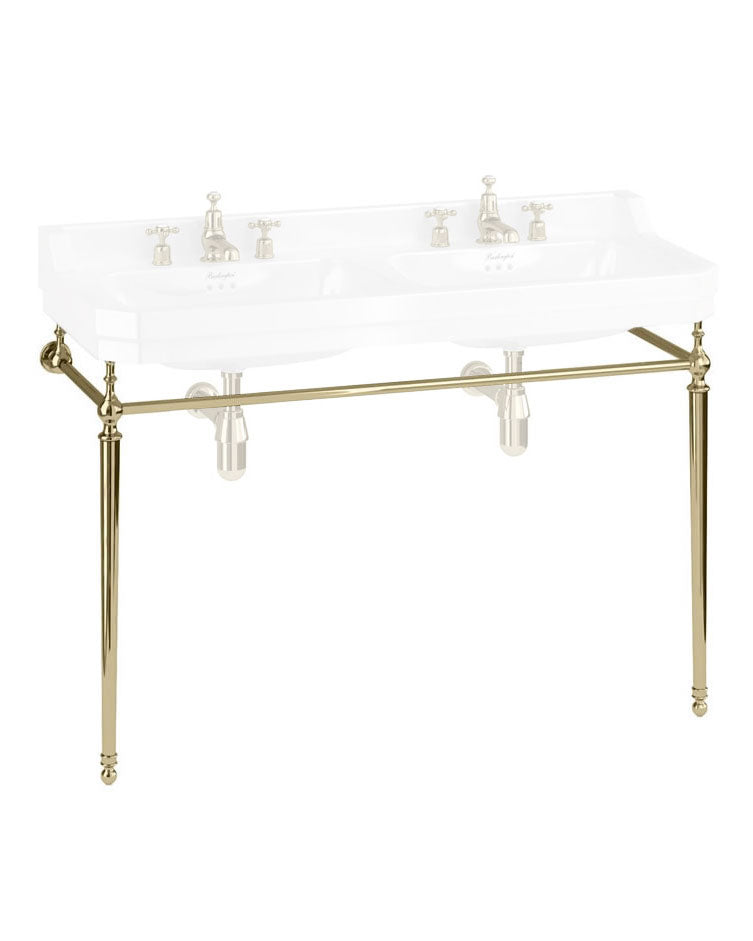 Burlington mässingsställning - Till rektangulärt tvättställ 120 cm