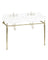 Burlington brass stand - For rectangular wash basin 120 cm