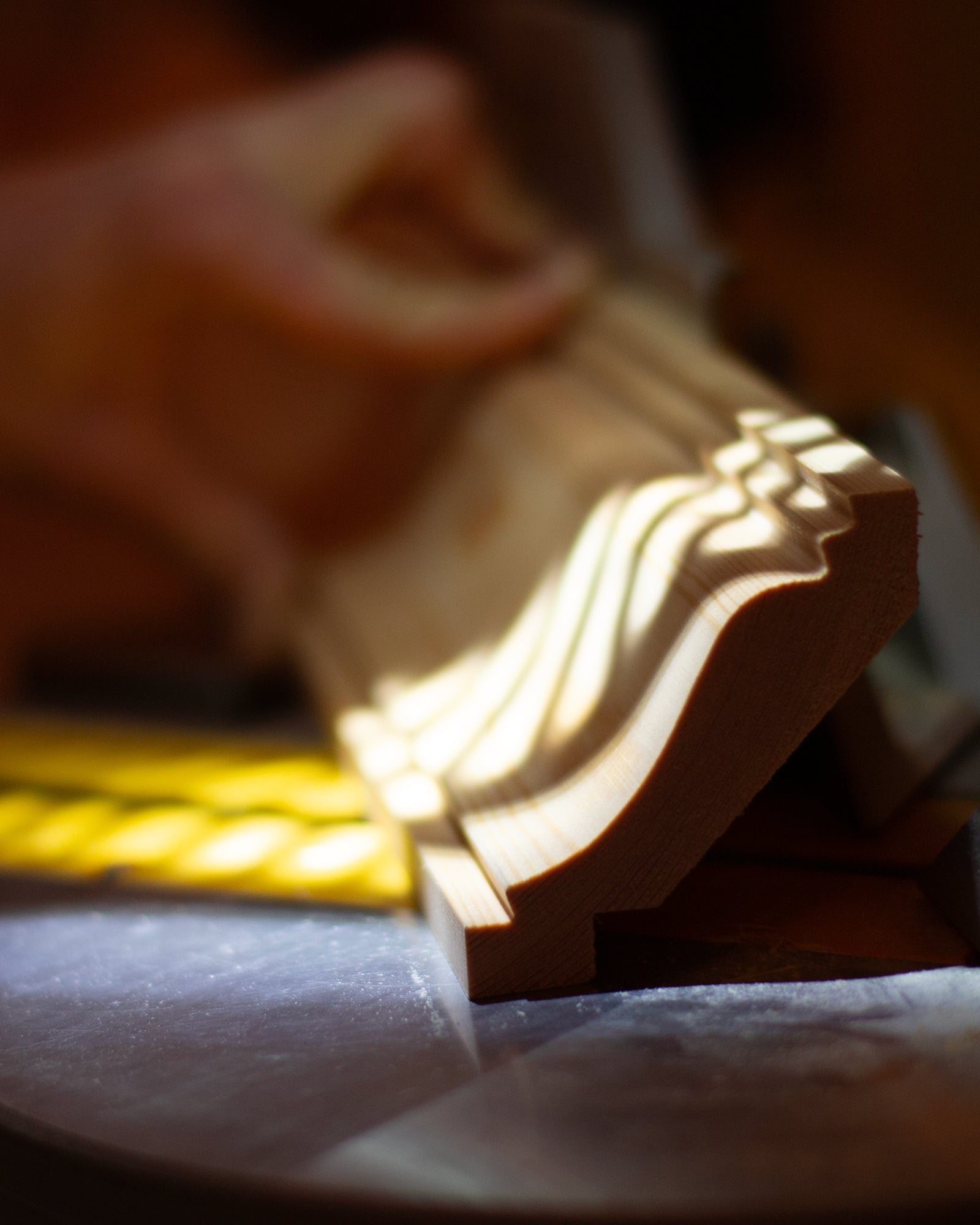 Cutting a crown molding card image