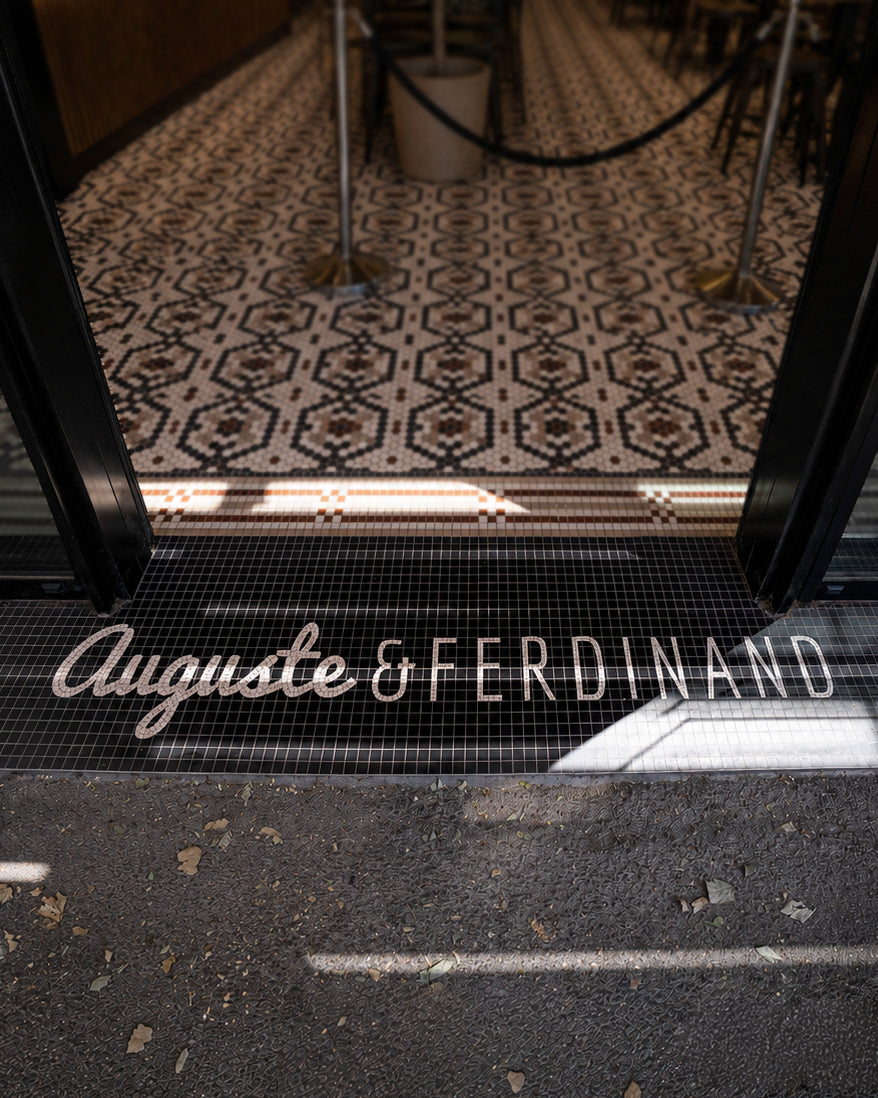 Friso de baldosas - Mosaico Mayfair Azul image