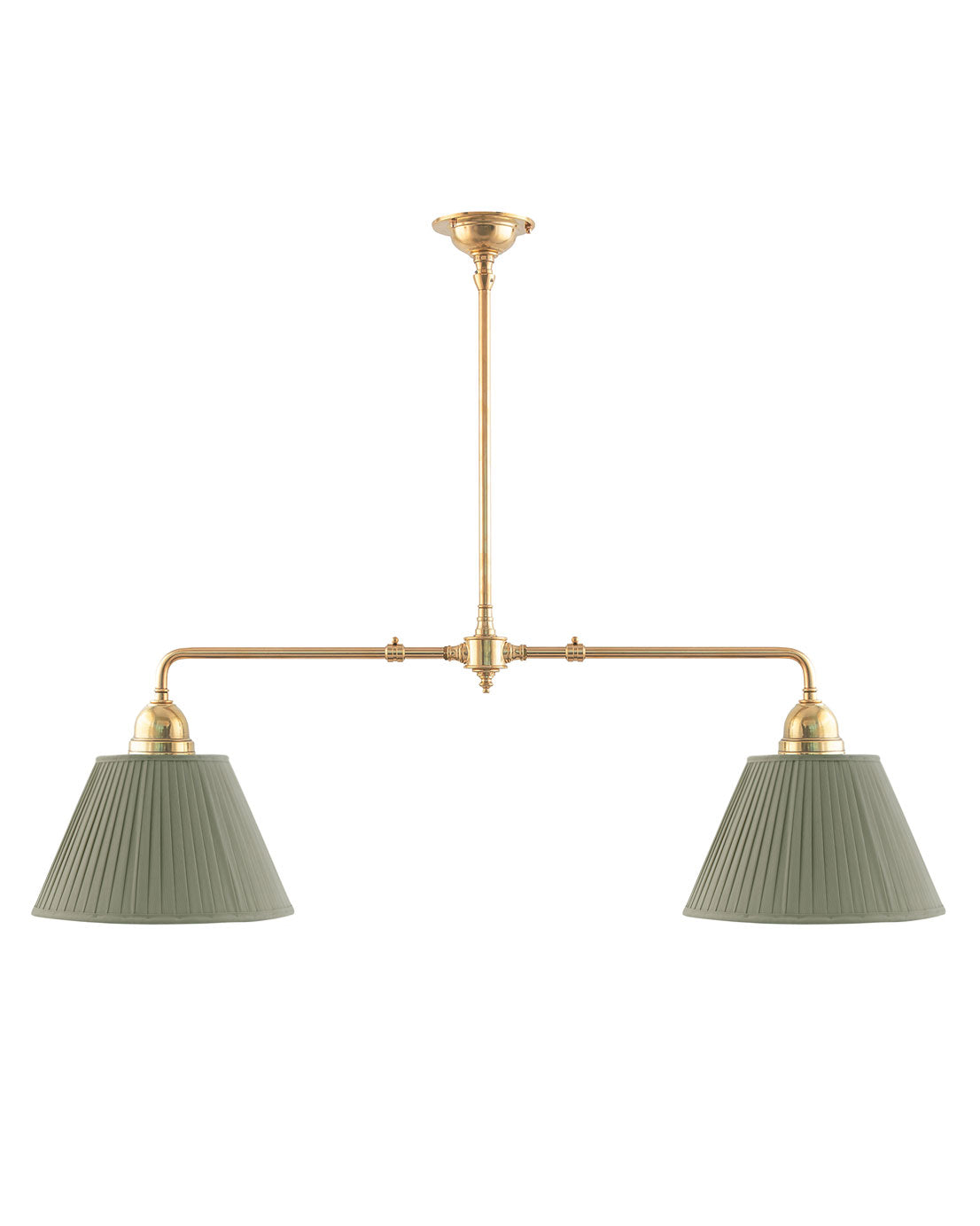 Loftlampe - Spillebordslampe, olivengrønne skærme  image