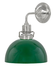 Vegglampe - Lillienstedt forniklet, grønn halvsfære  thumbnail image