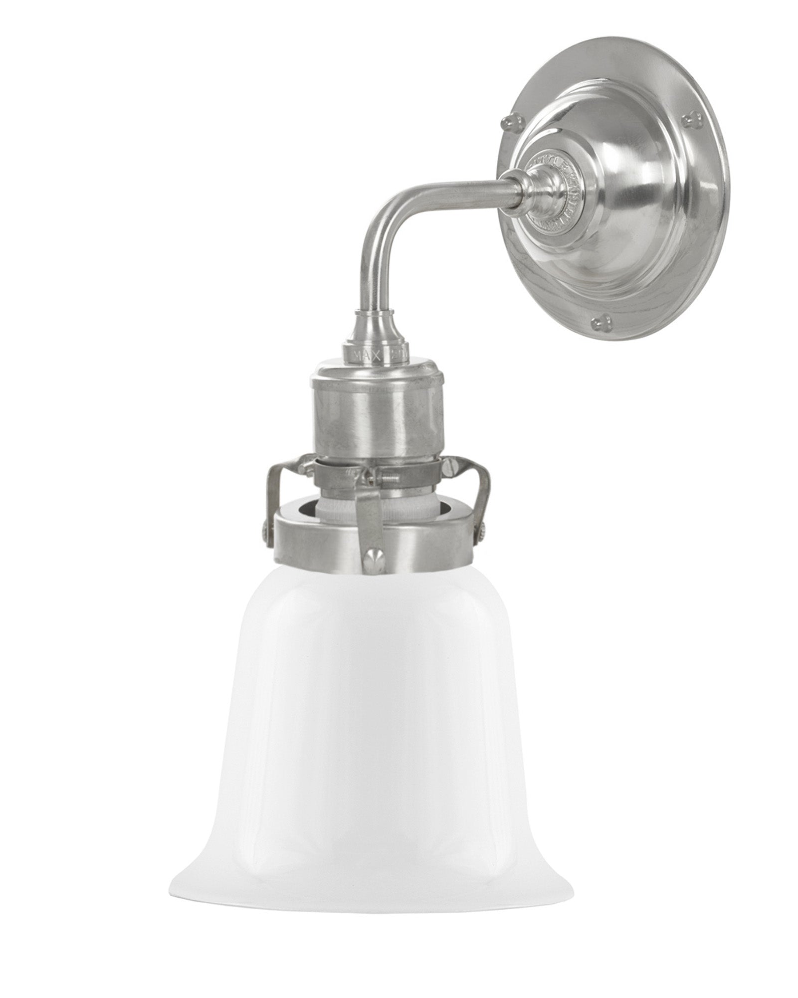 Lámpara de pared - Lillienstedt niquelada, pantalla blanca image