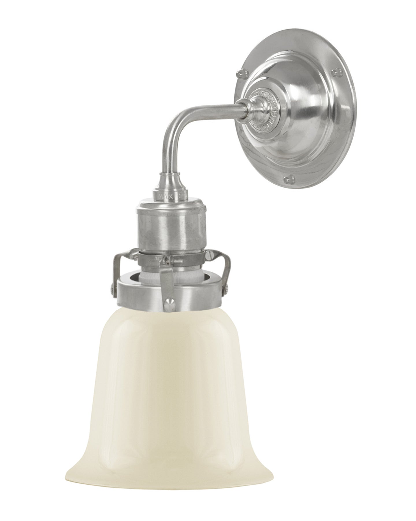 Lámpara de pared - Lillienstedt niquelada, campana blanca