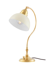 Table Lamp – Lagerlöf Brass with Off-White Shade thumbnail image