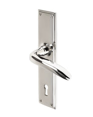 Door handle - Sand-Cast Long Plate - Nickel thumbnail image