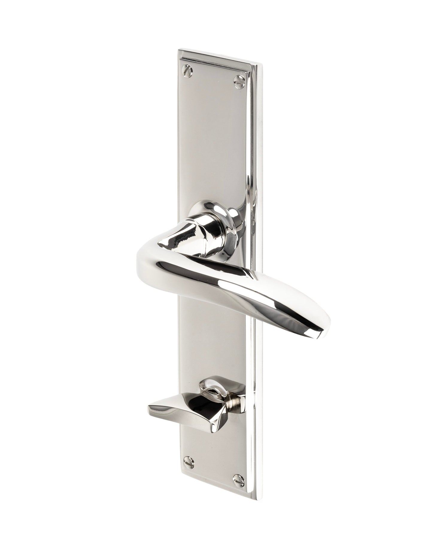 Door Handle - Bathroom Lock Sand-Cast Plate