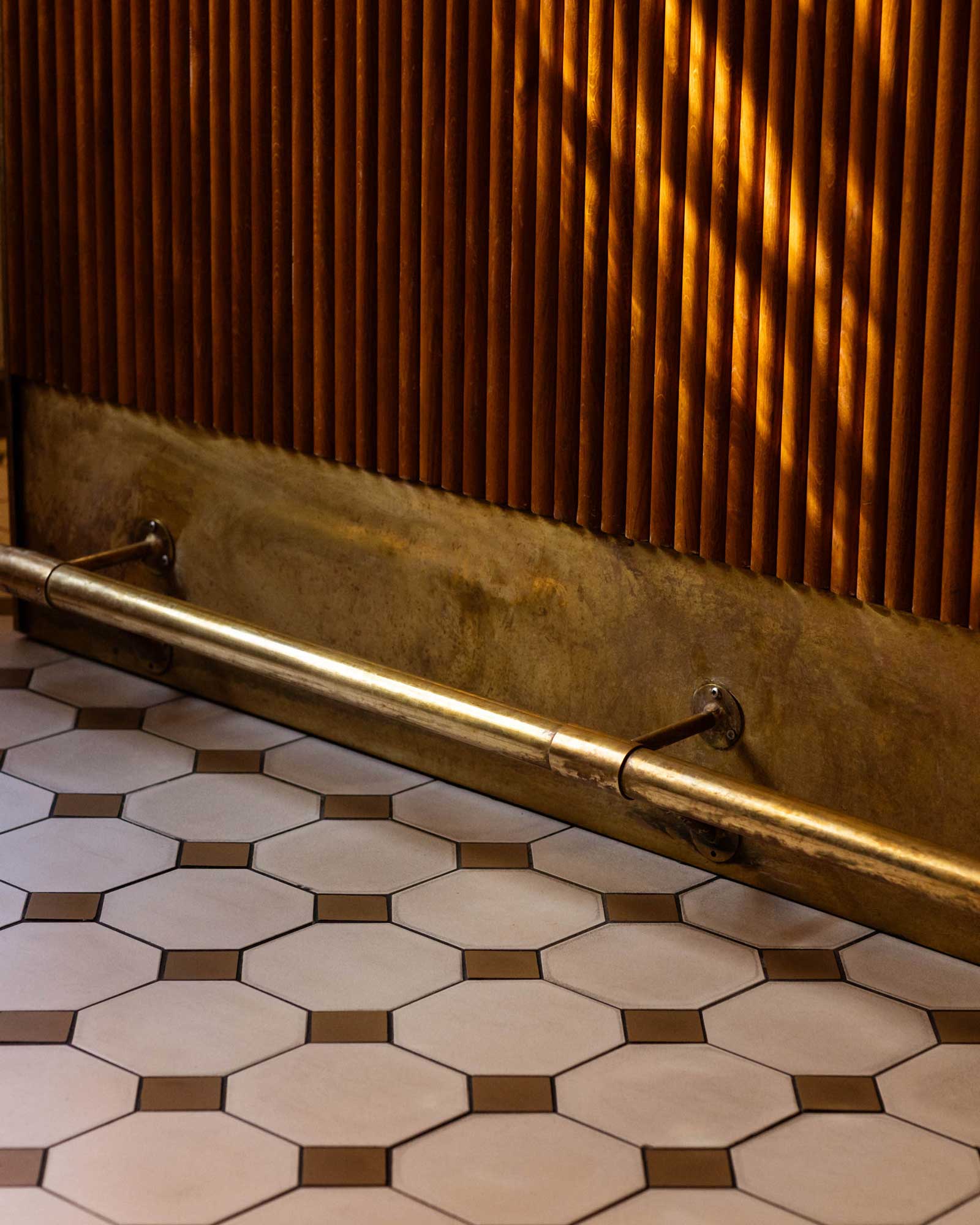 Oktagonklinker - 10 x10 cm Hvid/Rød - Super White BAS/Red ROU image