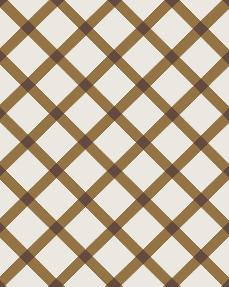 Canterbury - Victorian Floor Tiles - Super White BAS/Toffee CAR/Chocolate CHO