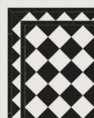 Klinker - Schackrutigt 15x15 cm Svart/Vit - Winckelmans Granitklinker thumbnail image