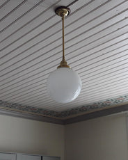 Deckenleuchte - Byström 100 Messing, großer Kugelschirm thumbnail image