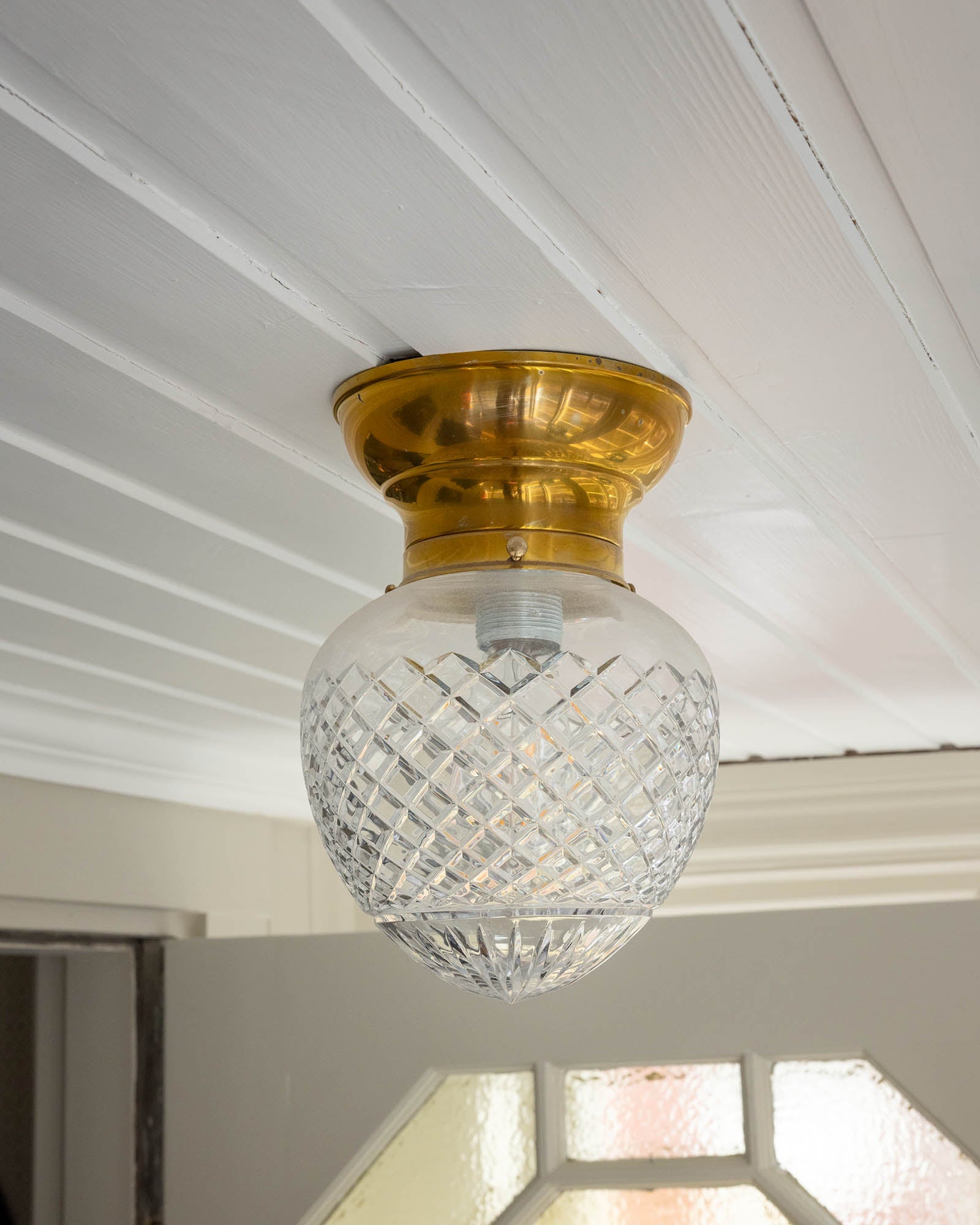 Taklampa - Frödingplafond 100 mässing klardroppe image