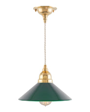 Deckenlampe – Byström Pendelkabel 60, grüner Lampenschirm thumbnail image