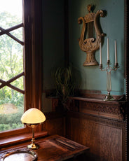 Candelabrum - Art nouveau brass 3-armed thumbnail image