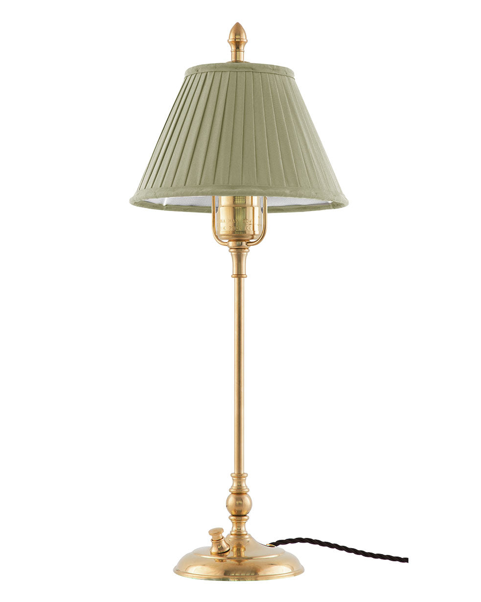 Table Lamp - Ankarcrona 50 cm (19.7 in.), Brass, Olive green Shade