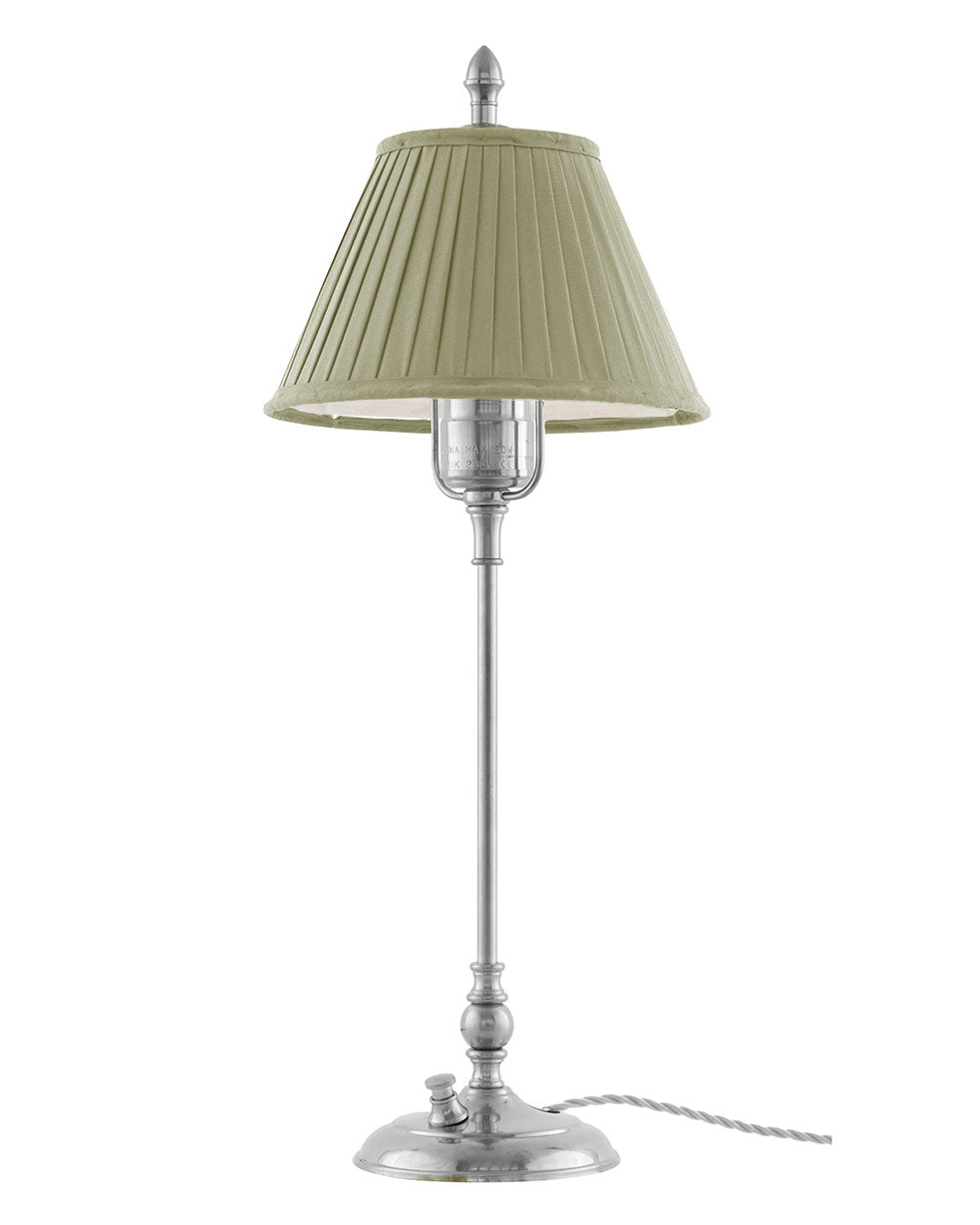 Table Lamp - Ankarcrona 50 cm (19.7 in.), Nickel, Olive green Shade