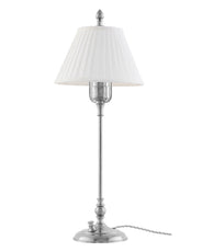 Bordslampa - Ankarcrona 50 cm, förnicklad vit skärm thumbnail image