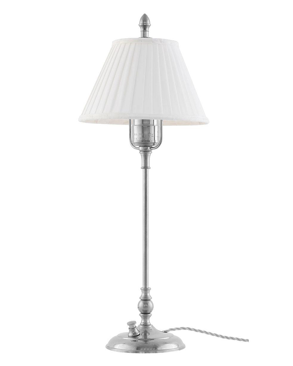 Bordslampa - Ankarcrona 50 cm, förnicklad vit skärm image