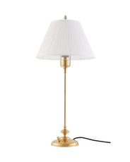 Table Lamp - Moberg 65 cm (25.6 in.), Brass, White Shade thumbnail image