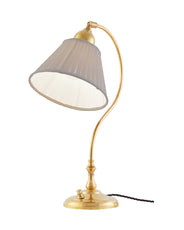 Bordslampa - Lagerlöf mässing med beige tygskärm thumbnail image